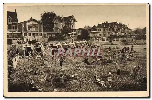 Cartes postales Les Charmes dela Cote d'Argent Mer St Foret Arcachon la plage a l'heure du Bain