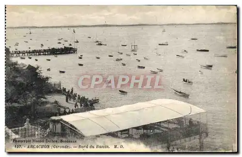 Cartes postales Arcachon Gironde Bord du Bassin