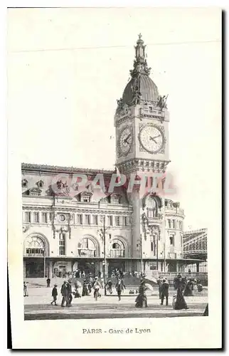 Cartes postales Paris Gare de Lyon