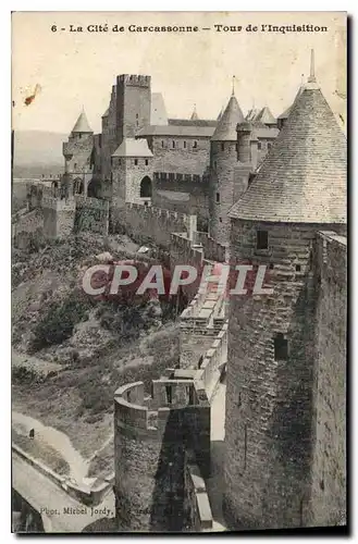 Cartes postales La Cite de Carcassonne Tour de l'Inquisition