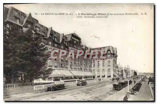 Cartes postales La Baule sur Mer L L l'Hermitrage hotel et les nouveaux Boulevards