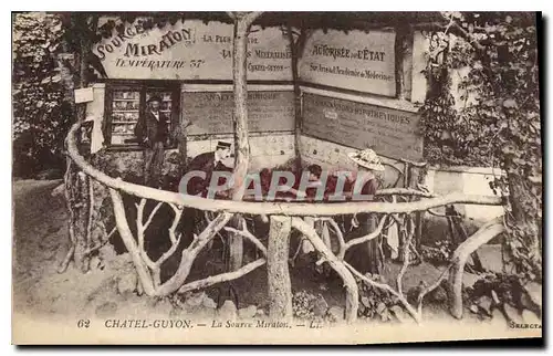 Cartes postales Chatel Guyon La Source Miraton