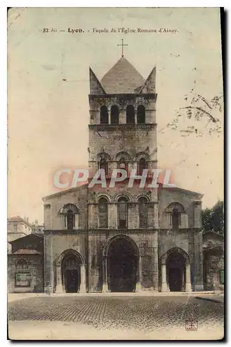 Ansichtskarte AK Lyon Facade de l'Eglise Romaine d'Ainay