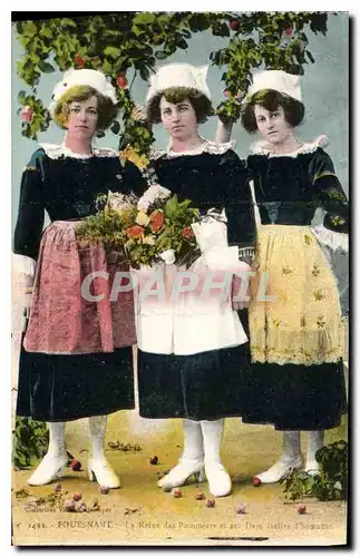 Cartes postales Fouesnant La Reine des Pommiers et ses demoiselles d'honneur Foklore