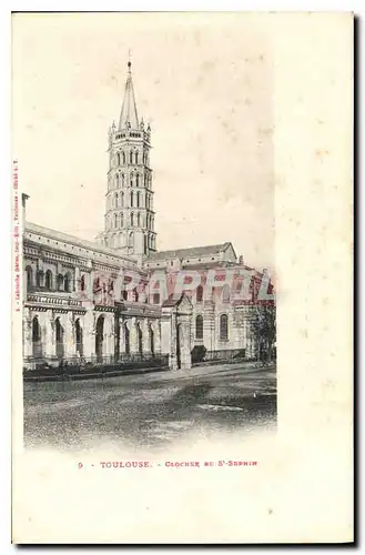 Cartes postales Toulouse Clocher de St Sernin