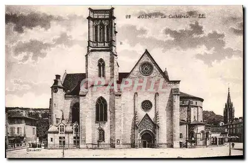 Cartes postales Agen La Cathedrale