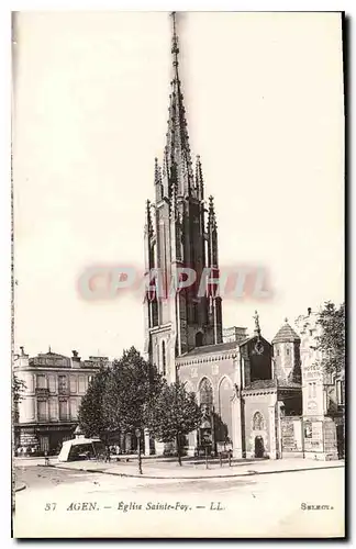 Cartes postales Agen Eglise Sainte Foy