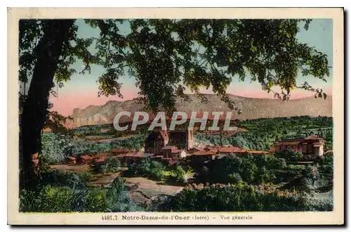 Cartes postales Notre Dame de l'Osier Isere Vue generale