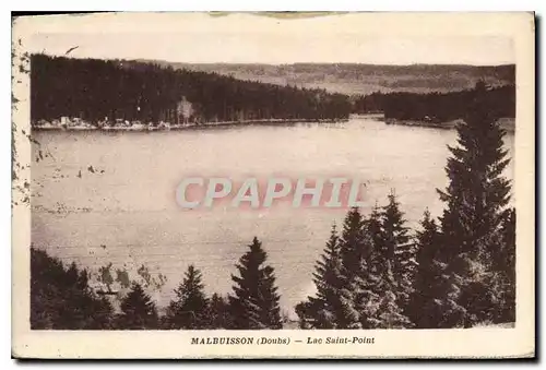 Cartes postales Malbuisson Doubs Lac Saint Point