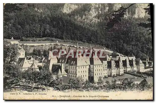 Cartes postales Dauphine Couvent de la Grande Chartreuse