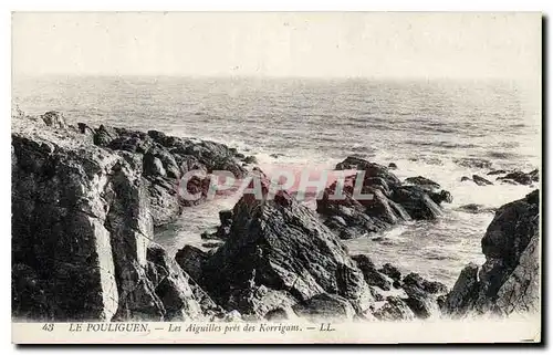 Cartes postales Le Pouliguen Les aiguilles pres des Korrigans