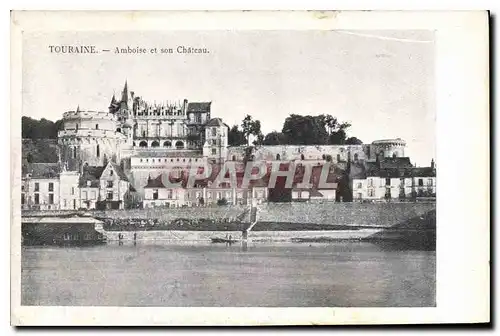 Ansichtskarte AK Touraine Amboise et son Chateau