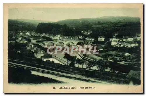 Cartes postales Chateaulin Vue generale