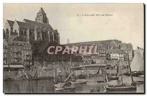 Cartes postales L'Eglise et le Port Bateaux