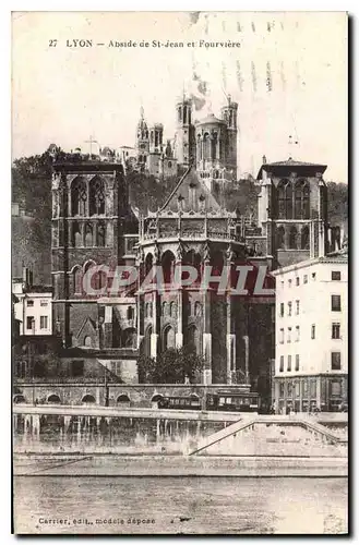 Ansichtskarte AK Lyon Abside de St Jean et Fourviere