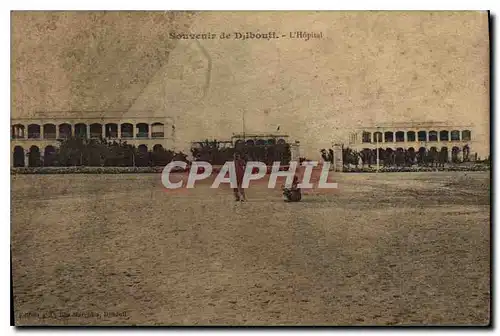 Cartes postales Souvenir de Djibouti L'Hopital