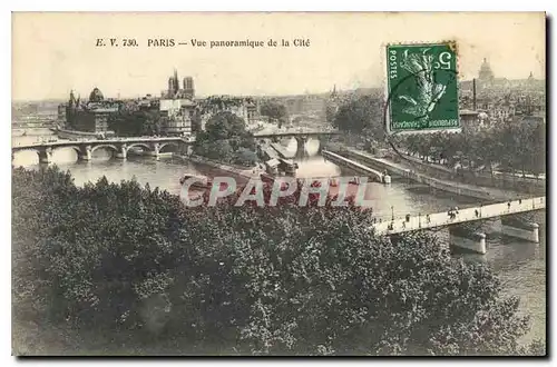 Ansichtskarte AK Paris Vue panoramique de la Cite