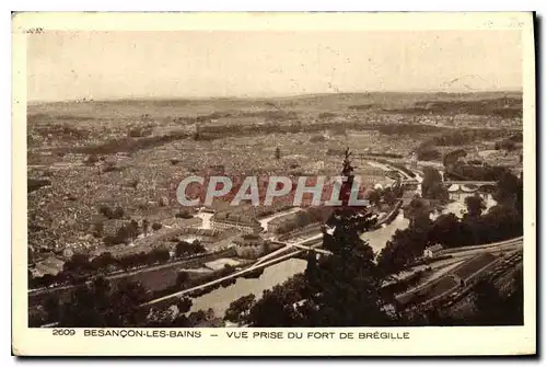 Cartes postales Besancon les Bains Vue prise du Fort de Bregille