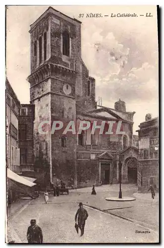 Cartes postales Nimes la Cathedrale