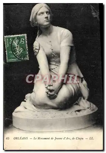 Cartes postales Orleans Le Monument de Jeanne D'Arc de Chapu