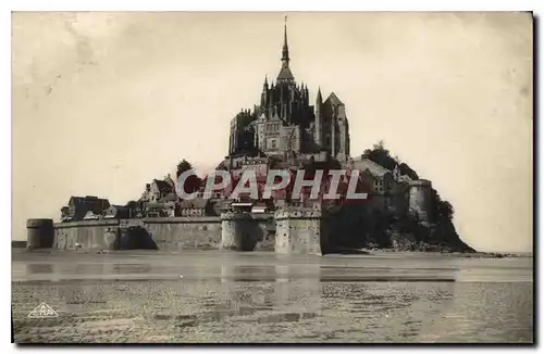 Cartes postales Mont St Michel Vue generale Cote Est