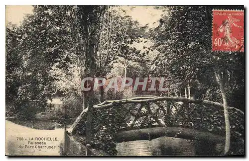 Ansichtskarte AK La rochelle Ruisseau du Parc Charruyer