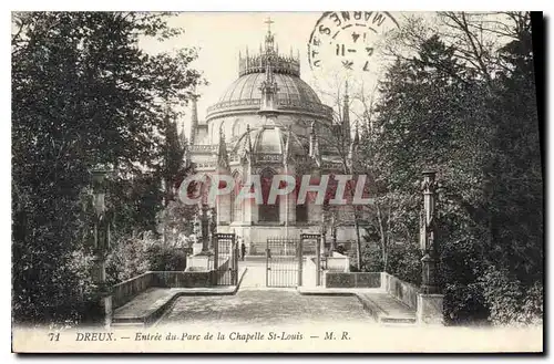 Cartes postales Dreux Entree du Parc de la Chapelle St Louis