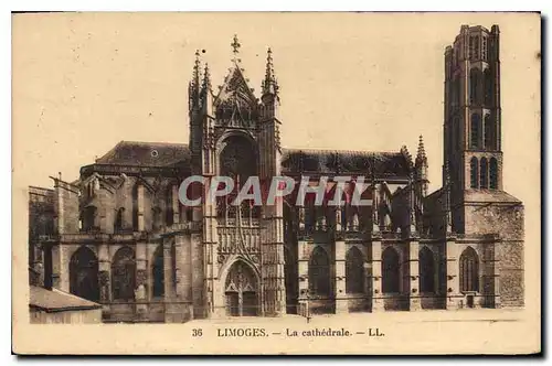 Cartes postales Limoges La Cathedrale