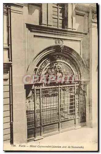 Cartes postales Paris Carnavalet Ancien Arc de Nazareth