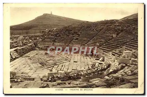 Cartes postales Athenes Theatre de Bacchus