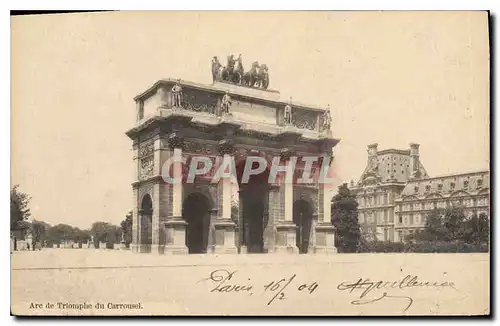 Cartes postales Arc de Triomphe du Carrousel