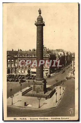 Cartes postales Paris Colonne Vendome