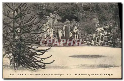 Ansichtskarte AK Paris la Cascade du Bois de Boulogne