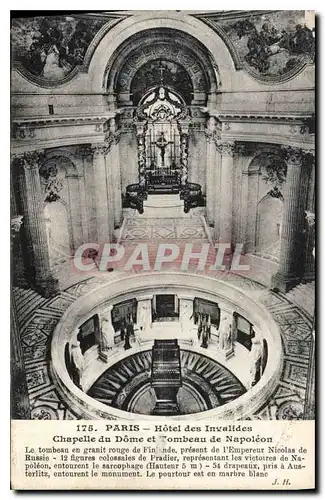 Cartes postales Paris Hotel des Invalides Chapelle du Dome et Tombeau de Napoleon