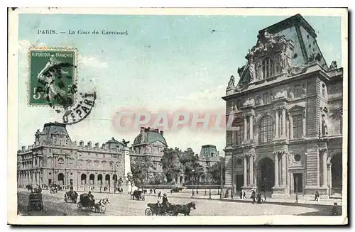 Cartes postales Paris La Cour du Carrousel