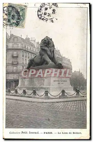 Ansichtskarte AK Collection Petit Journal Paris Le Lion de Belfort