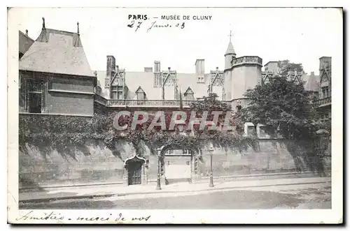 Cartes postales Paris Musee de Cluny