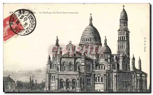 Cartes postales Montmartre La Basilique du Sacre Coeur terminee