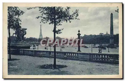 Ansichtskarte AK Les Jolis Coins de Paris Place de la Concorde Tour Eiffel