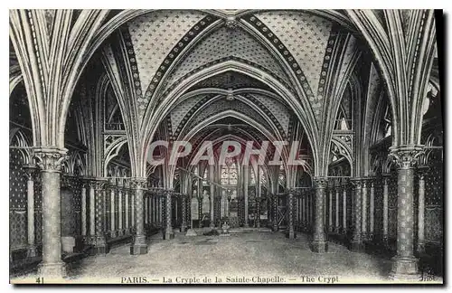 Ansichtskarte AK Paris La Crypte de la Sainte Chapelle