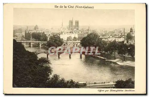 Cartes postales Ile de la Cite Vert Galant