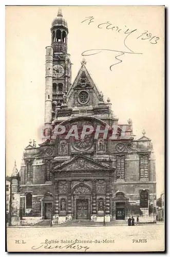 Cartes postales Eglise Saint Etienne du Mont Paris