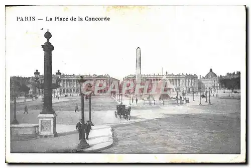 Cartes postales Paris Place de la Concorde