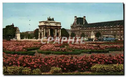 Ansichtskarte AK Paris Les Tuileries et L'Arc de Triomphe du Carrousel