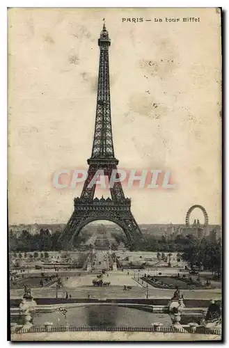 Cartes postales Paris La Tour Eiffel