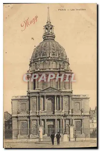 Cartes postales Paris les Invalides Publicite Maggi