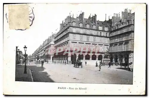 Cartes postales Paris Rue de Rivoli