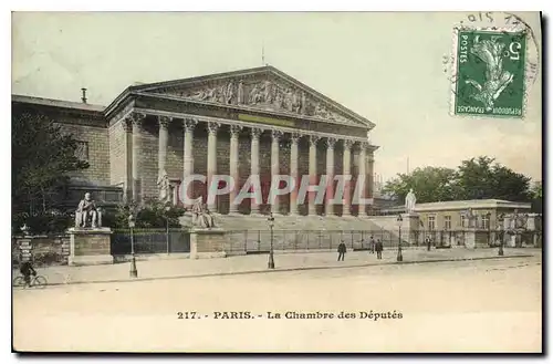 Cartes postales Paris La Chambre des Deputes