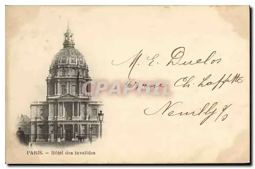 Cartes postales Paris Hotel des Invalides