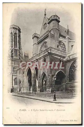 Cartes postales Paris L'Eglise Saint Germain l'Auxerrois